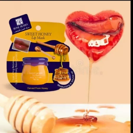 ماسك العسل الشفاه من روز بيري
