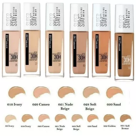 Maybelline New York Super Stay Full Coverage Liquid Foundation Active Wear Makeup, Up to 30Hr Wear