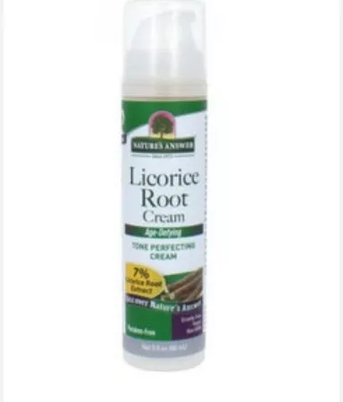Nature's Answer Licorice Root Cream: Brighten & Even Skin Tone Naturally
