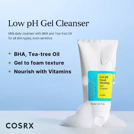  Cosrx Low Ph Good Morning Gel Cleanser, 150Ml