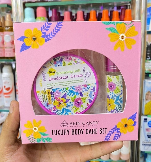 مجموعة العناية الفاخرة للجسم من Skin Candy