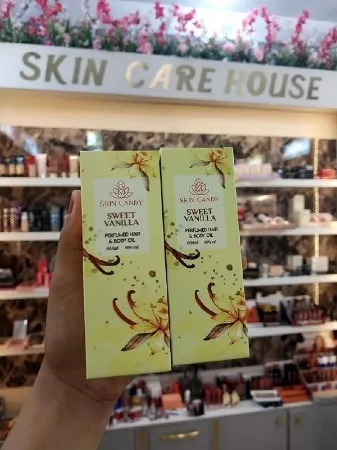 زيت الشعر والجسم المعطر من Skin Candy: عطر فاخر وبشرة وشعر مغذيان