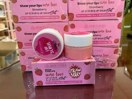 مجموعة مقشر ومرطب شفاه Skin Candy: وداعًا للشفاه الجافة