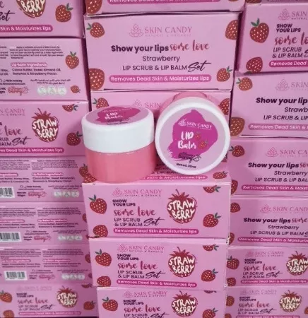 مجموعة مقشر ومرطب شفاه Skin Candy: وداعًا للشفاه الجافة