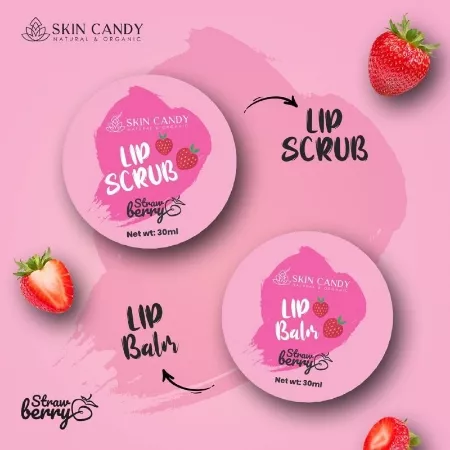Picture of Skin Candy Lip Scrub & Lip Balm Set: Kiss Dry Lips Goodbye