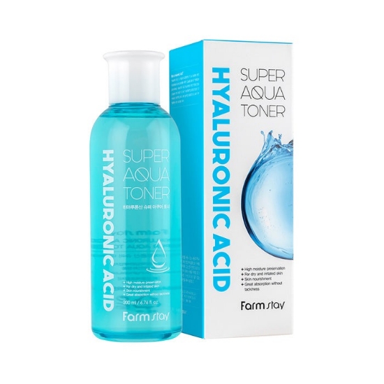 FARMSTAY HYALURONIC ACID SUPER AQUA TONER