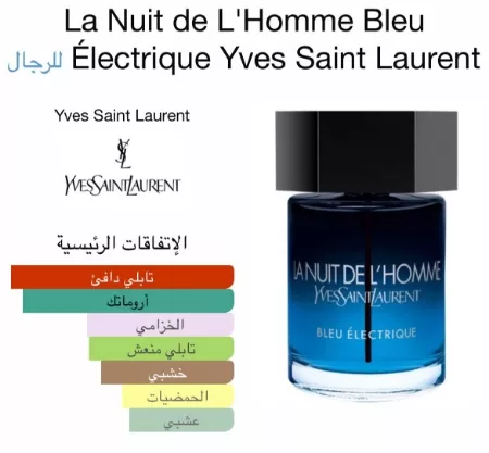 la nuit de l'homme bleu électrique yves saint laurent