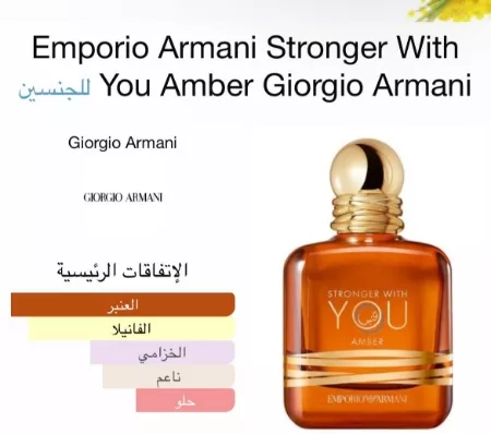 emporio armani stronger with you you amber giorgio armani