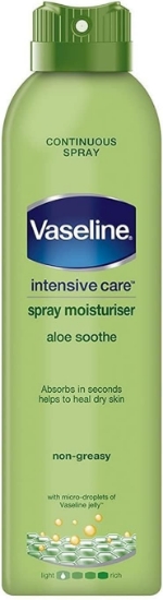 Vaseline Spray Lotion Aloe Soothe