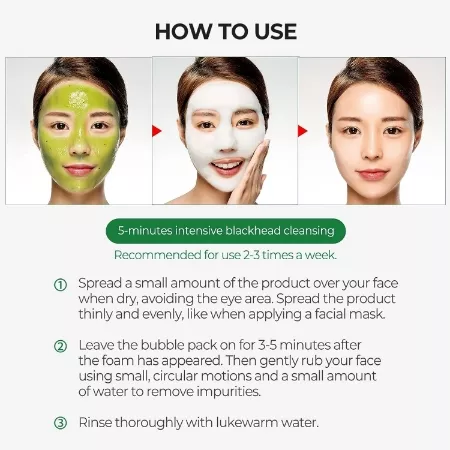 SOME BY MI Bye Bye Blackhead Green Tea Tox Bubble Cleanser