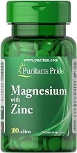 Puritan's Pride Magnesium with Zinc: