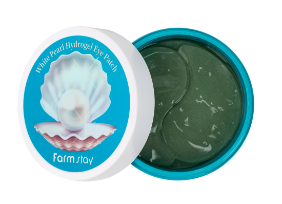 Farmstay White Pearl Hydrogel Eye Patch :Illuminate and Hydrate