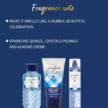 Bath & Body Works Gingham Ultimate Hydration Body Cream