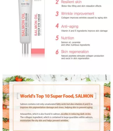 Eyenlip Salmon Oil Repair Eye Cream: 
