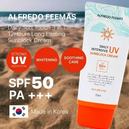 Alfredo Feemas whitening sunscreen