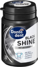 صورة لبان الفحم DM BLACK SHINE GUM - Dontodent - 1G (50 x 1G): استمتع بنفَسٍ منعش وثقة لا تُضاهى!