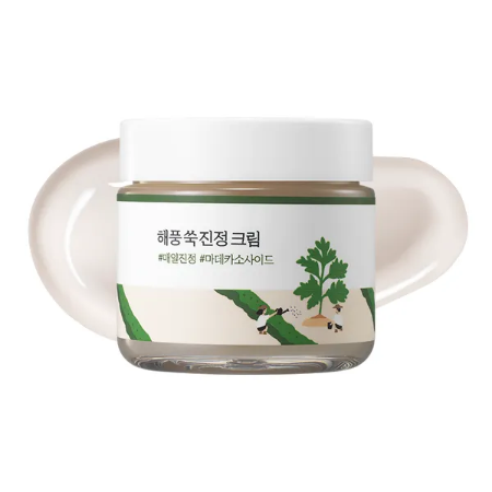 صورة كريم رواند لاب [ROUND LAB] Mugwort Calming Cream 80ml: استمتع ببشرة هادئة ومشرقة!