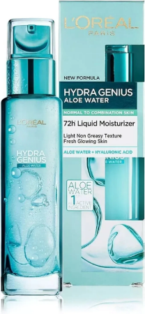 L'Oréal Paris Hydra Genius Aloe Water 72H Liquid Moisturizer 70 ml