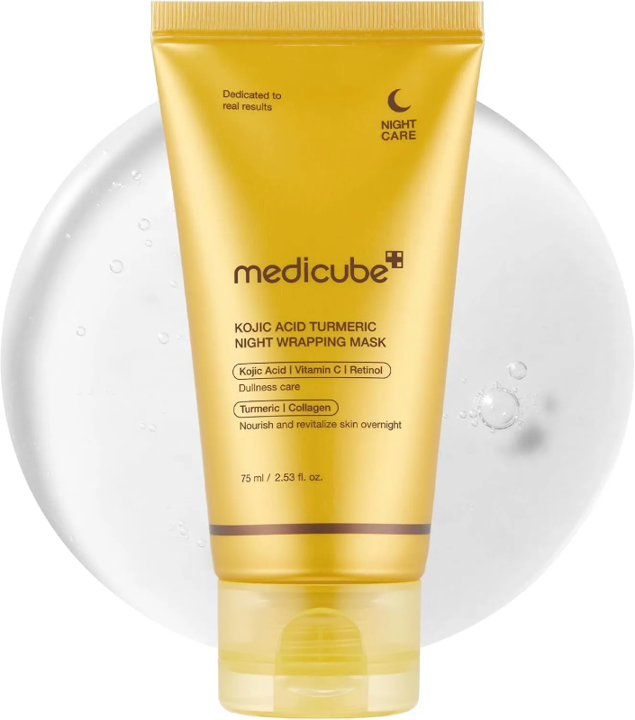 Picture of KOJIC ACID TURMERIC NIGHT WRAPPING MASK - Brighten and Revitalize Your Skin Overnight - 75ml