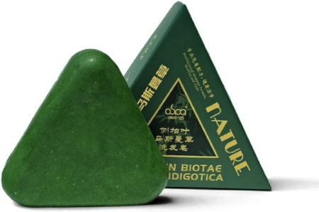 صابونة الشعر الخضراء جرين سوب  نيتشر| لانبات وتكثيف الشعر