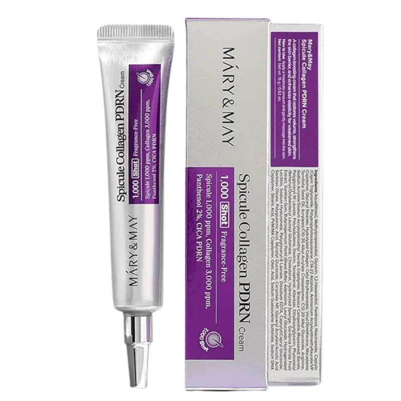كريم كولاجين Mary & May Spicule Collagen PDRN Cream – 1000 Shot