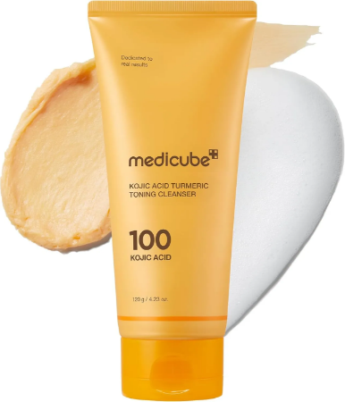 Medicube Kojic Acid Turmeric Toning Cleanser 120G