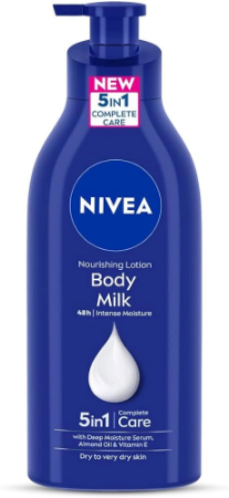 NIVEA Body Lotion Extra Dry Skin, Nourishing Almond Oil & Vitamin E, 400ml