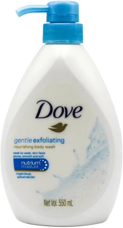 Dove Nourishing Gentle Exfoliating Body Wash 550 ml