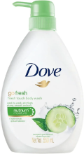 Dove Go Fresh Body Wash Cucumber & Green Tea Scent 550ml
