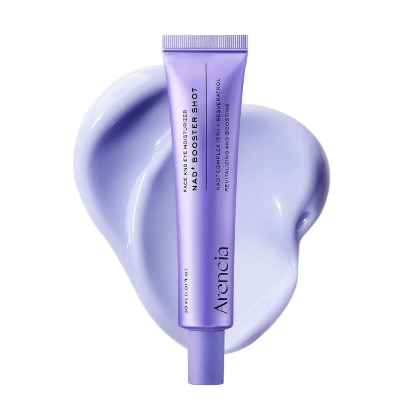 Arencia NAD+ Serum Booster with 5% NAD+ Complex & Resveratrol, Hydration & Barrier Support, 30 mL