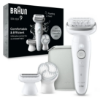 Braun Silk·épil 9 Epilator for Women, 9-041, Silver