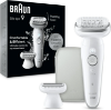 Braun Silk·épil 9 Epilator for Women, 9-041, Silver