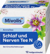 mivolis Arzneitee, Schlaf & Nerven Tee N (12 Beutel), 18 g