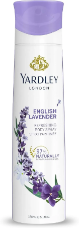 Yardley of London English Lavender Deodorant Body Spray for Women