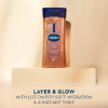 Vaseline Glazed & Glisten Golden Hour Body Gel Oil - Vanilla Cocoa Shimmering Glow - 200ml