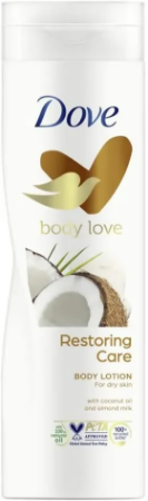 Dove Body Love Restoring Care Body Lotion with Coconut Oil and Almond Milk