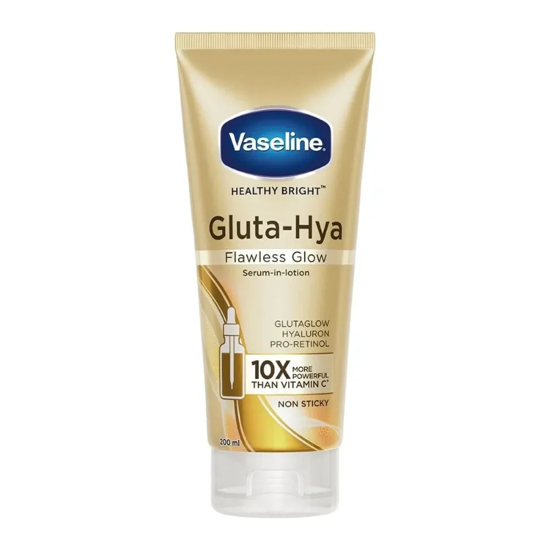 Vaseline Gluta-Hya Flawless Glow Body Lotion - Brightening Skin Care 200ml