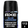 AXE Blue Lavender Premium Body Spray Deodorant with Mint and Amber - 4oz / 116g