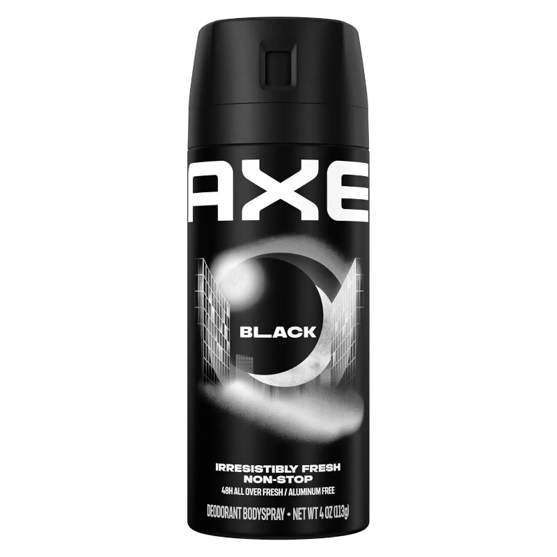 AXE Body Spray Deodorant for Men Black Frozen - Long Lasting Odor Protection