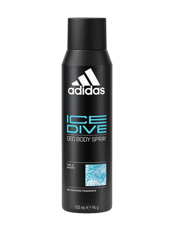 Adidas Ice Dive Long-Lasting Deodorant Body Spray for Men - 150ml