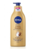 NIVEA Cocoa Butter Body Lotion for Dry Skin with Hyaluronic Acid, Cocoa Butter.