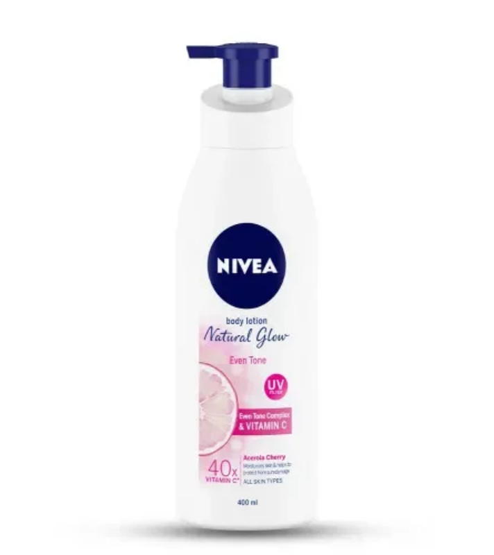NIVEA Body Lotion Natural glow For Normal To Dry Skin 400ml