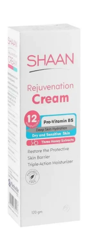 Shaan Rejuvenation Cream - 120g Facial Skincare Moisturizer