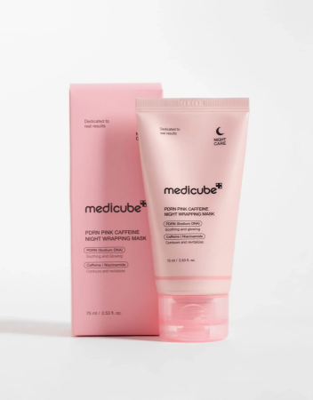 medicube PDRN Pink Caffeine Wrapping Mask 75ml - Firming & Radiance Care