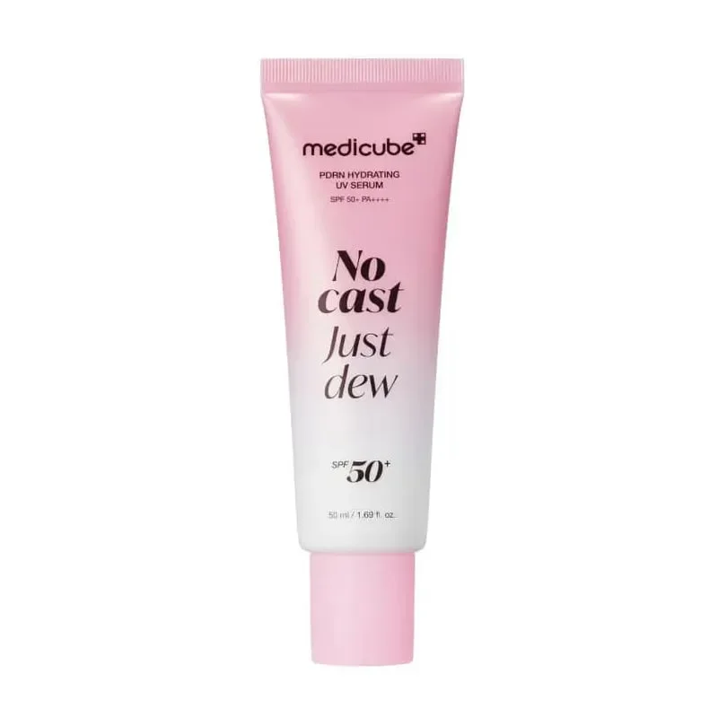 medicube PDRN Hydrating UV Sun Serum SPF 50 - No Cast Dewy Sunscreen