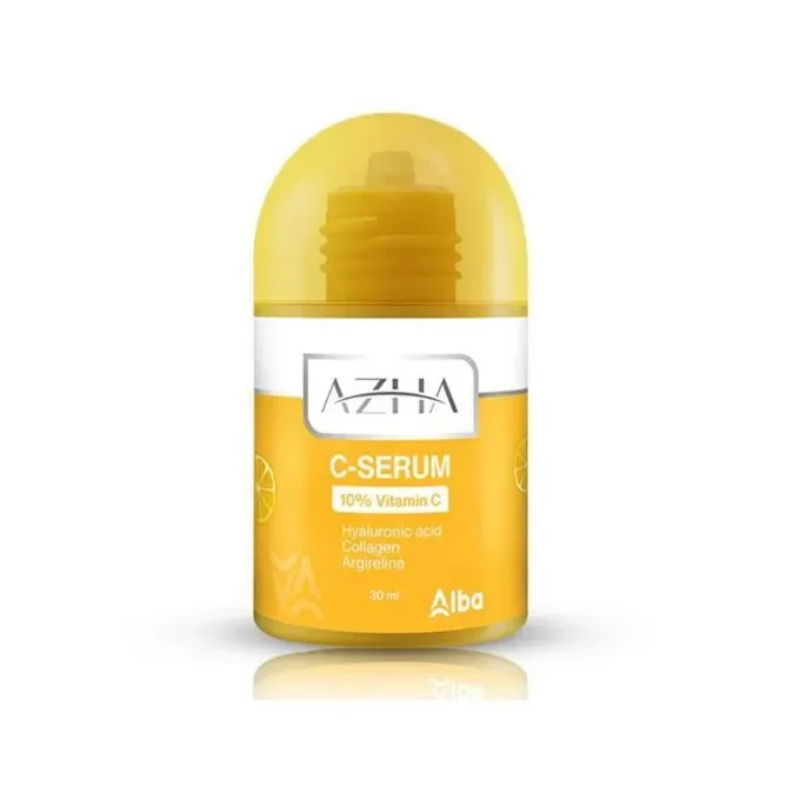 Azha C-Serum with 10% Vitamin C, Hyaluronic Acid & Collagen – 30ml